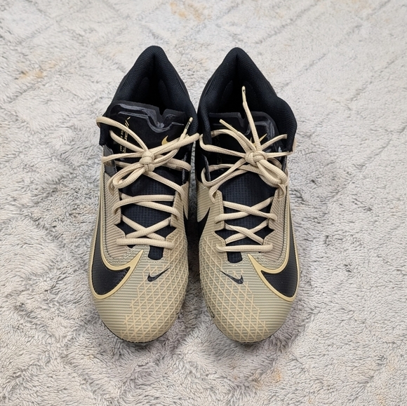 Nike Vapor Edge Elite 360 2 TB Black Gold Football Cleats Mens 12 FD5713-002 main image 4